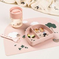 Done by Deer Training Cup 360° Tiny Farm Blue – Trinklernbecher 260 ml Tiny Farm powder