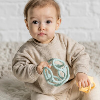 Nattou Silikon Bälle Set (2er) – Beißring & Rassel in einem, BPA-frei Mintgrün