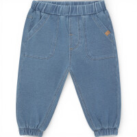 Minymo Sweatpants Denim-Print – Joggerhose mit...