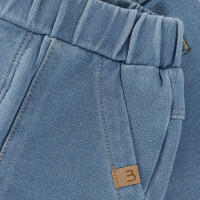 Minymo Sweatpants Denim-Print – Joggerhose mit Taschen und elastischem Bund 86