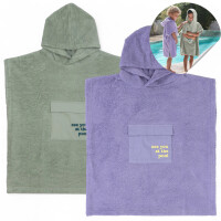 LÄSSIG Frottee Surf Poncho Kinder 98-116 –...