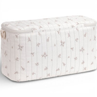 LÄSSIG Kinderwagen Organizer Enoa Blätter – Kinderwagentasche mit Reißverschluss