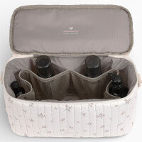 LÄSSIG Kinderwagen Organizer Enoa Blätter – Kinderwagentasche mit Reißverschluss