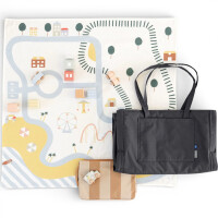 LÄSSIG Spieltuch Playtime Cloth Happy Fruits 100x100 – Bio Baumwolle GOTS