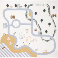 LÄSSIG Spieltuch Playtime Cloth Happy Fruits 100x100 – Bio Baumwolle GOTS