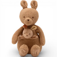 Jollein Kuscheltier Kangaroots – Känguru mit...