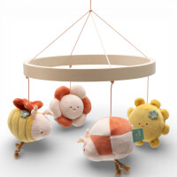 Jollein Baby Mobile Pretty Picnic – Holzring mit...