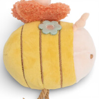 Jollein Kinderwagenanhänger Pretty Picnic – Biene mit Knisterpapier & Glöckchen (0+)