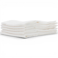 fillikid Mullwindeln Uni 5er Pack Bambus Baumwolle 80x80...