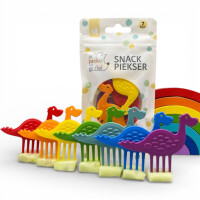 Pieksi 7er Set Rainbow Snack Piekser bunt | wiederverwendbar