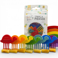 Pieksi 7er Set Rainbow Snack Piekser bunt | wiederverwendbar