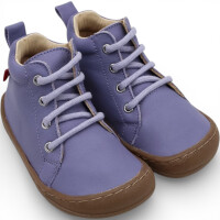 POLOLO Barfuß Halbschuh Schnürer Kinder, chromfreiem Leder