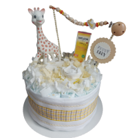 Windeltorte Sophie die Giraffe