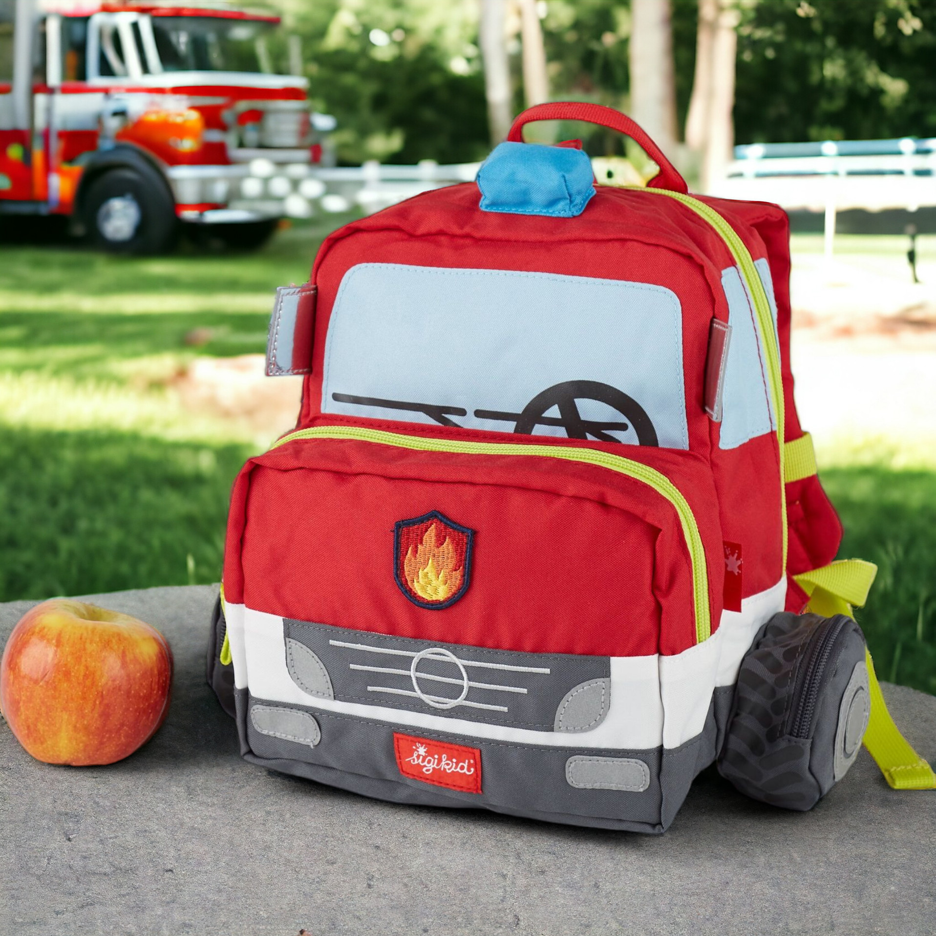 Sigikid Kindergartenrucksack Feuerwehrauto 3-D