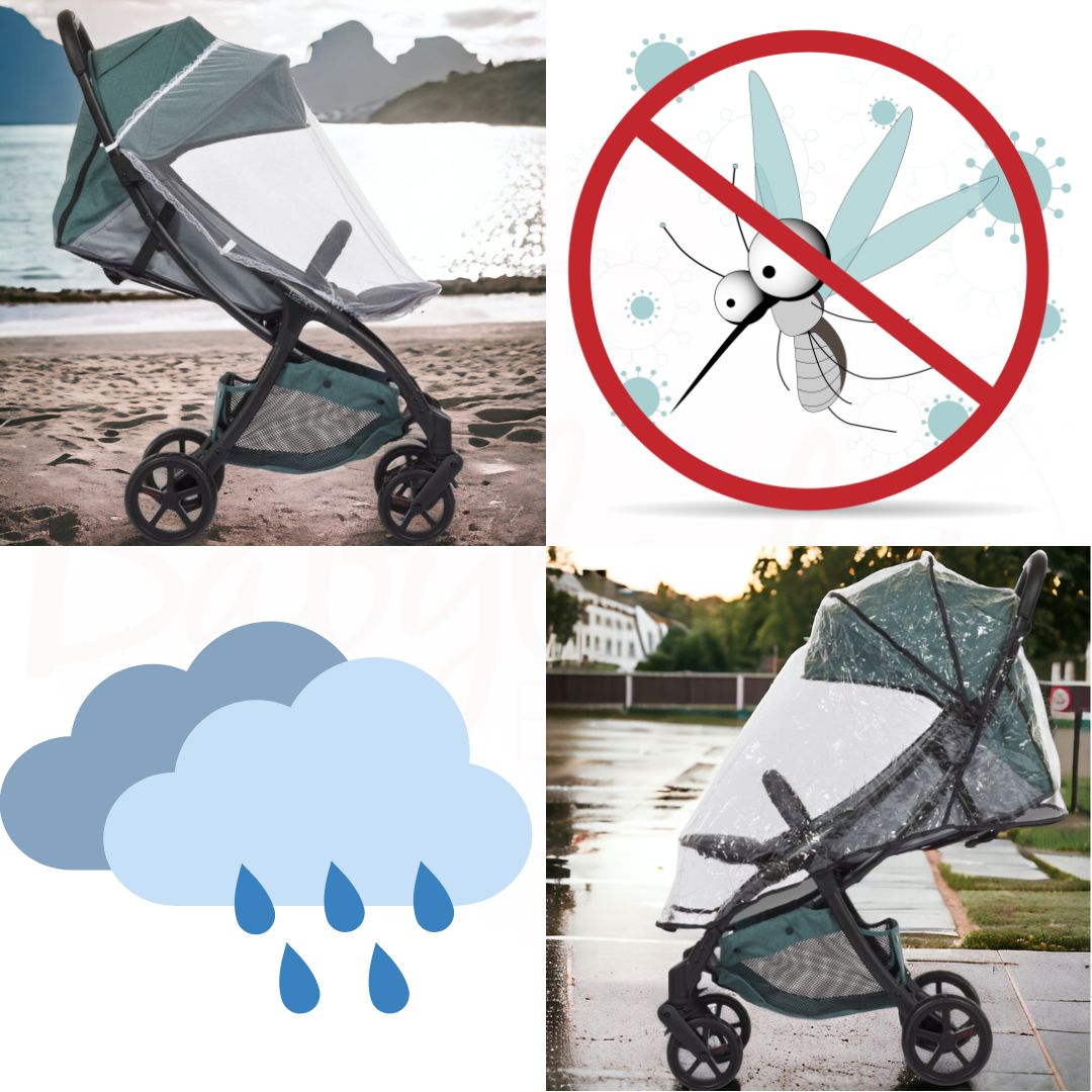 MastM2 Regenschutz Moskitonetz Buggy 