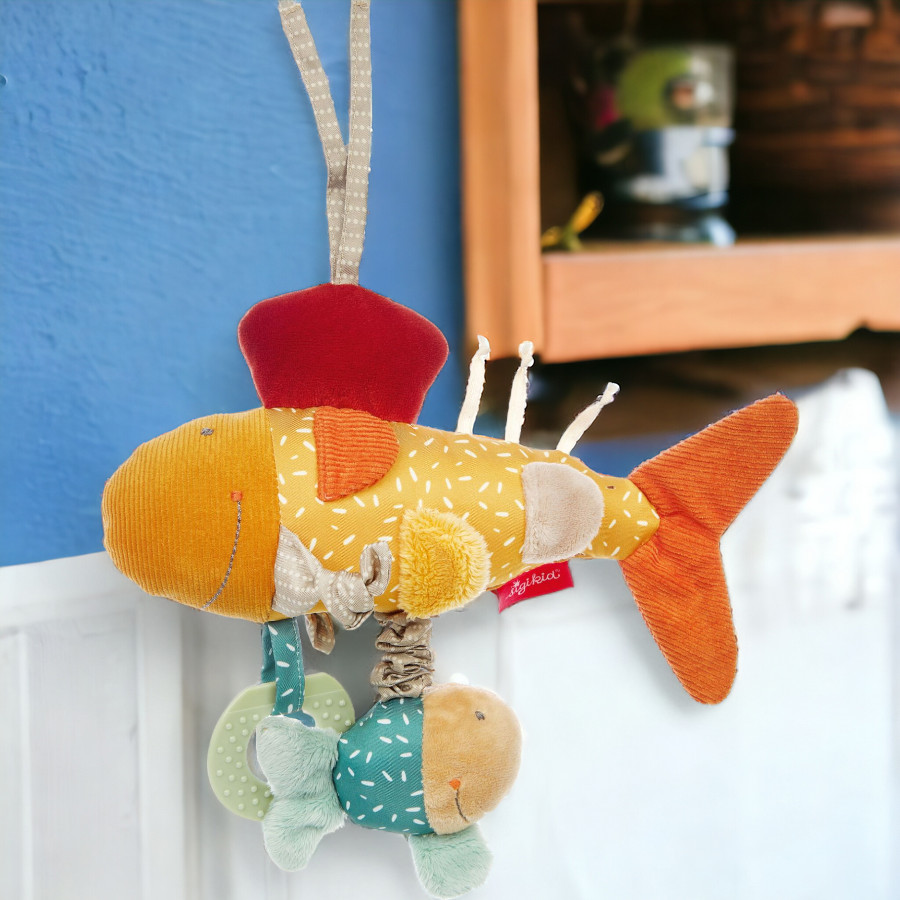 Aktiv-Kuscheltier Anhänger Fisch