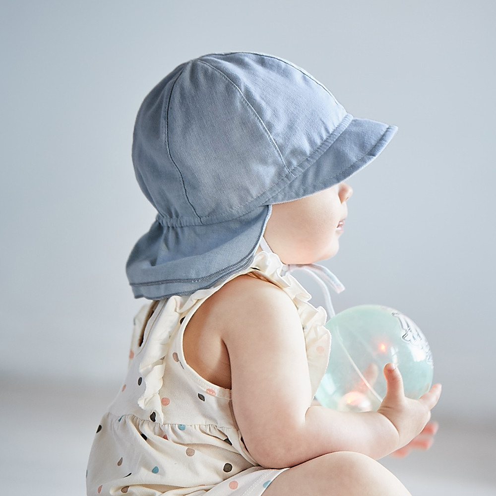 Babymütze UV-Schutz Baumwolle Sommermütze Baby 