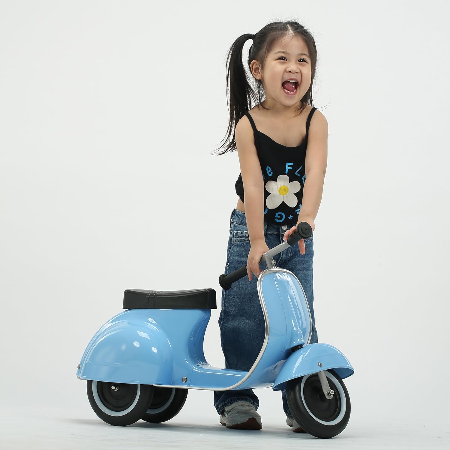 Roller Vespa Kinder blau