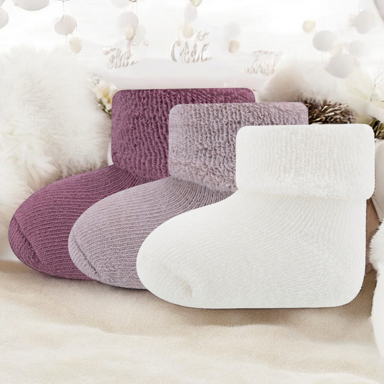 NEWBORN Babysocken 3er Pack Uni von ewers