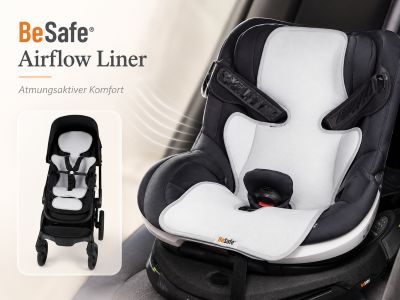 BeSafe Airflow Liner Anti-Schwitz-Einlage für Babyschale Kindersitz Reboarder und Buggy im Babyladen Erlangen