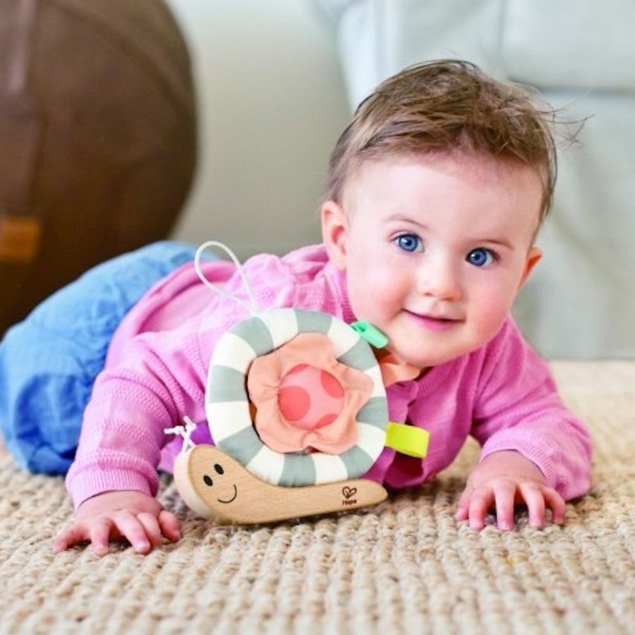 Beißring Schnecke Spielzeug Baby 10 Monate