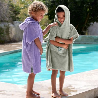 LÄSSIG Frottee Surf Poncho Kinder 98-116 mit Kapuze und Fronttasche – Babyladen Erlangen babyladen-erlangen.de