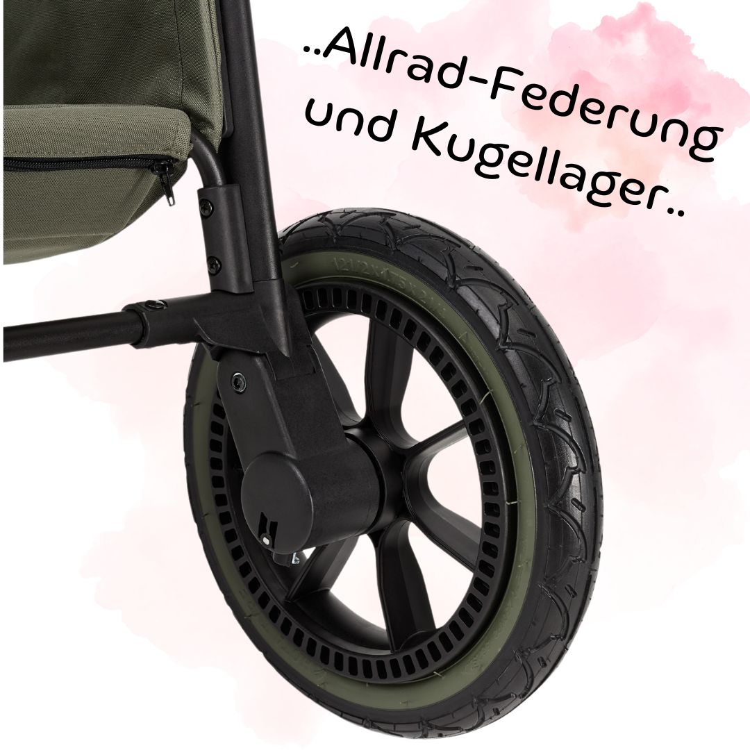 Moon Resea Kinderwagen Allrad-Federung