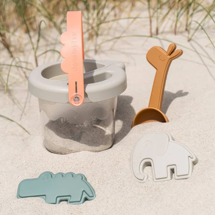 Done by Deer Sandspielzeug-Set 5-Stck. - Deer Friends - Sand Mix