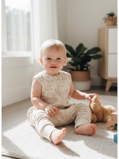 Fillikid Sommerschlafsack mit Beinen 0,5 TOG aus Baumwolljersey im Babyladen Erlangen