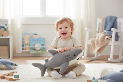 Teddy Hermann Hai Henri 45 cm Kuscheltier Plüschhai ab Geburt – Babyladen Erlangen https://www.babyladen-erlangen.de/