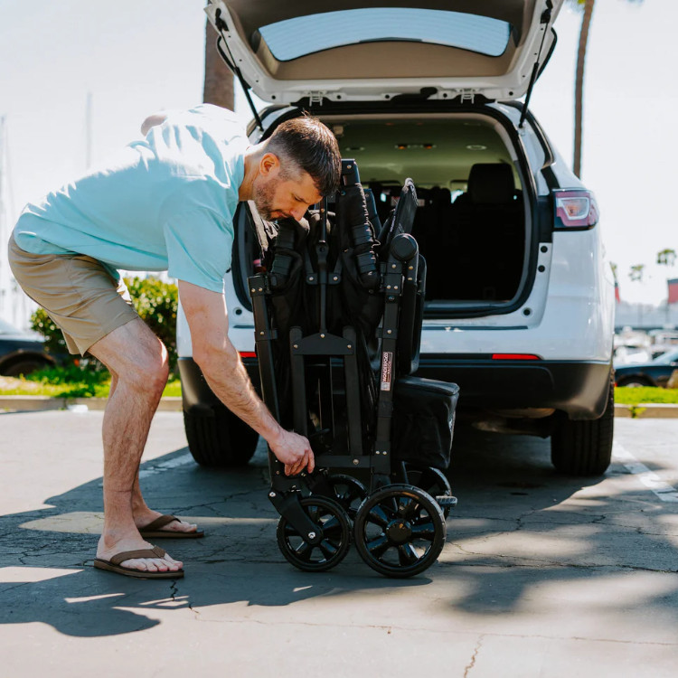 Wonderfold 4-Sitzer Elite KinderVan Bollerwagen Verleih Erlangen Nürnberg