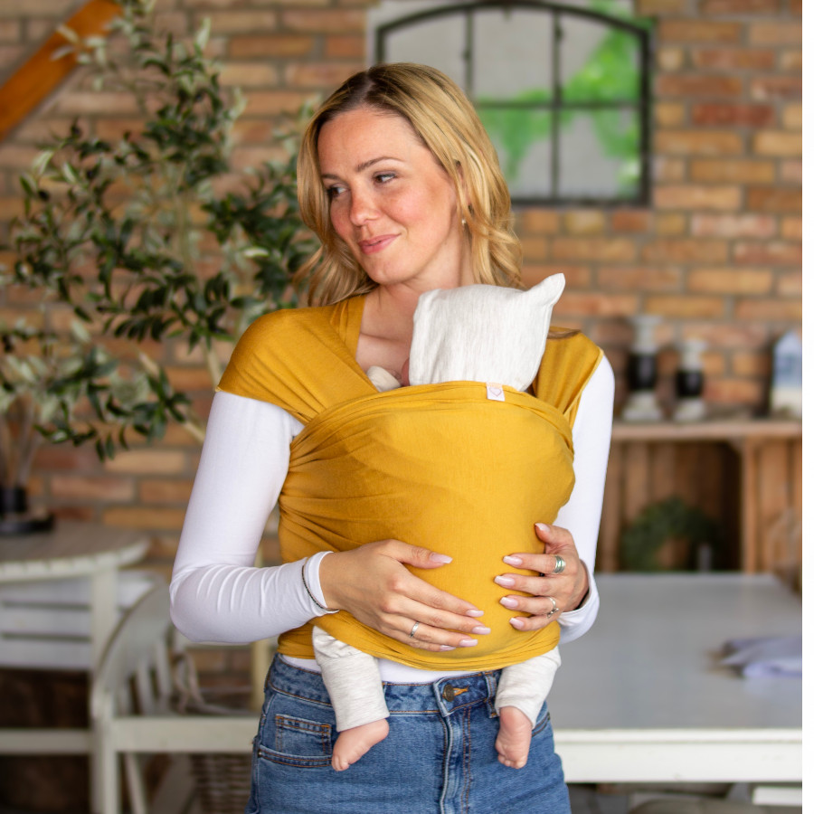 Babytragetuch Hold.me, aus weichen Bambusstoffs von Geburt an