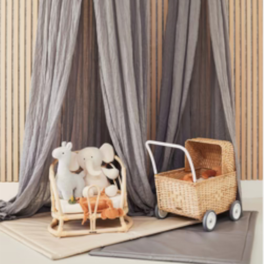 Krabbeldecke Spielunterlage Laufgittereinlage 75x95cm 