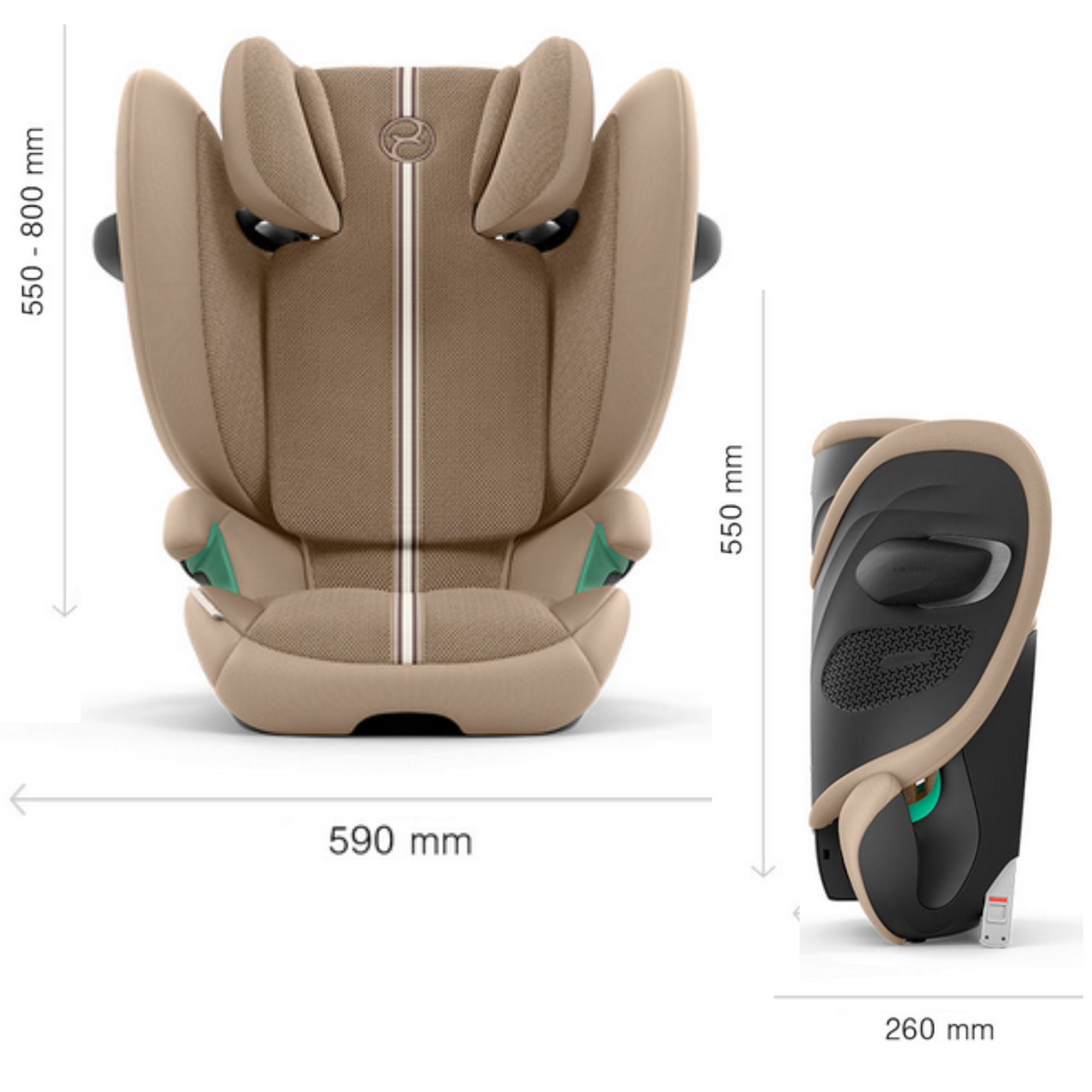 Cybex Solution G2 flexiebel faltbar