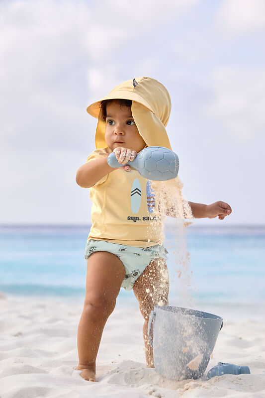 Baby Kleinkind Sonnenhud UV-Schutz Nackenschutz
