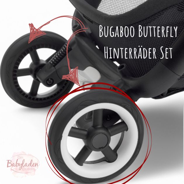 Bugaboo Butterfly Hinterräder - Ersatzteilset Reifen