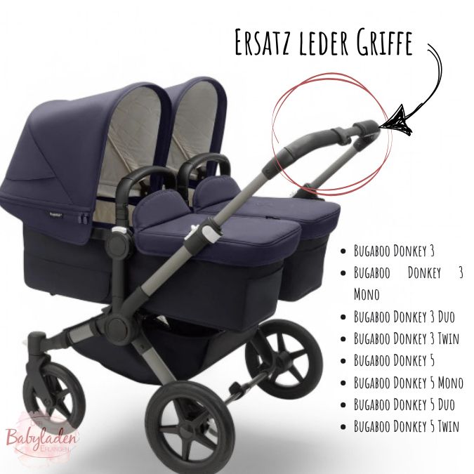 Ersatz-Ledergriffe für Bugaboo Donkey