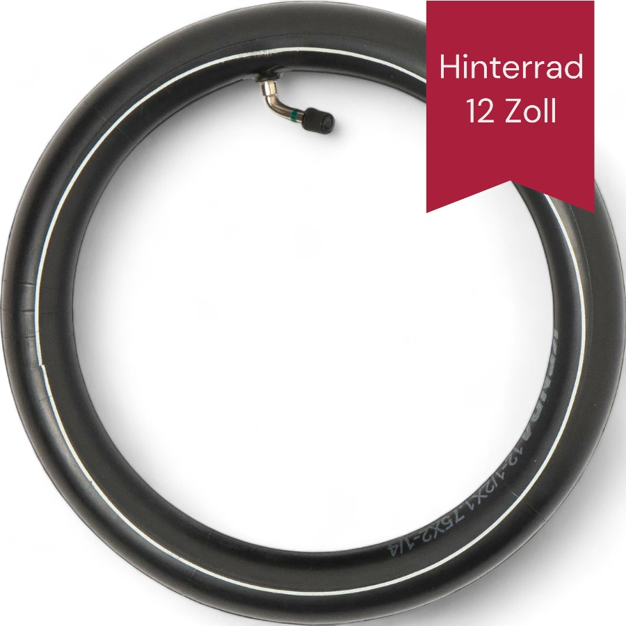 Moon Ersatzschlauch für Hinterrad 12 Zoll
